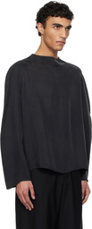 AMOMENTO Gray Raglan Cupro T-shirt