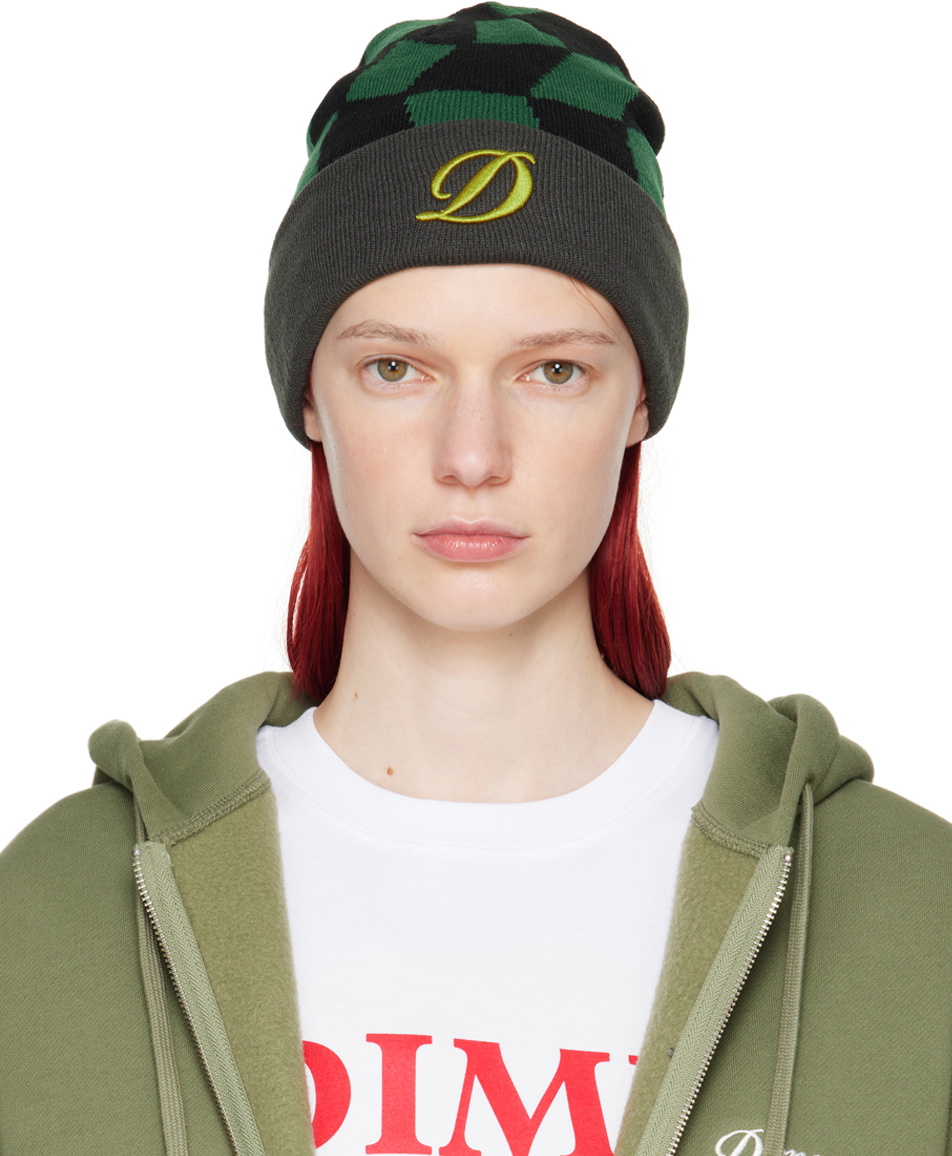 Dime Black Classic Fold Beanie Dime