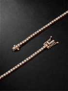KOLOURS JEWELRY - Spectra Pink Gold Diamond Tennis Necklace