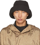 Engineered Garments Black Cotton Bucket Hat