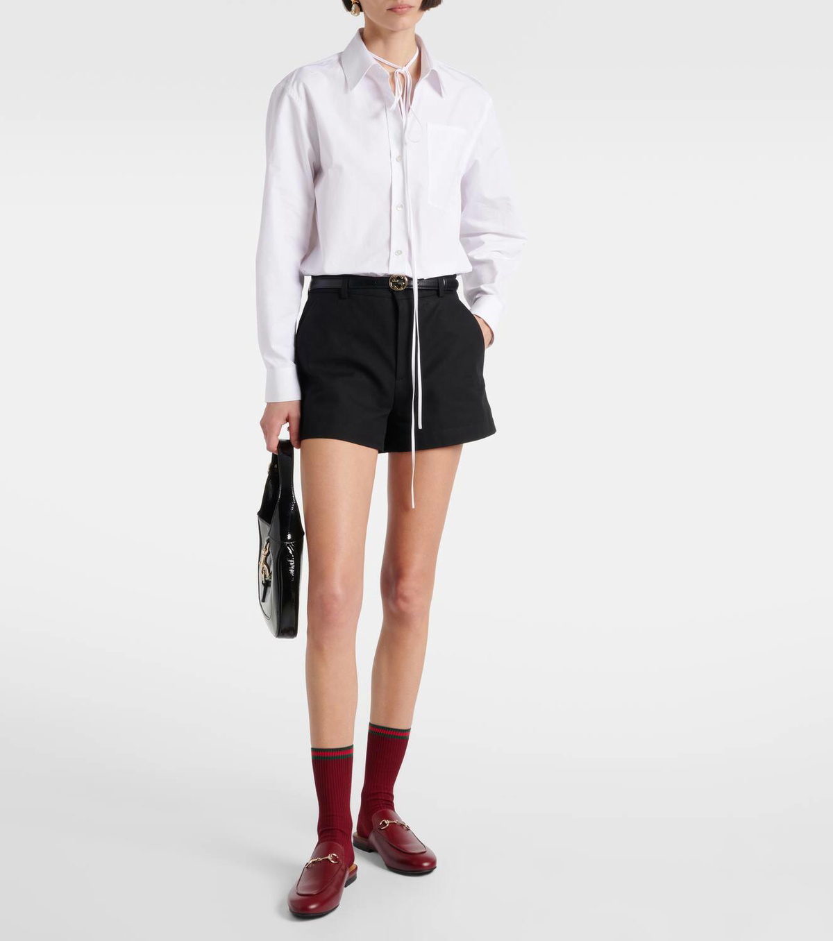 Gucci Web Stripe cotton-blend socks