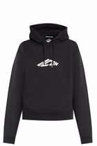 Dsquared2 D2 Logo Printed Drawstring Hoodie