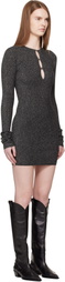 AMIRI Gray MA Hardware Minidress