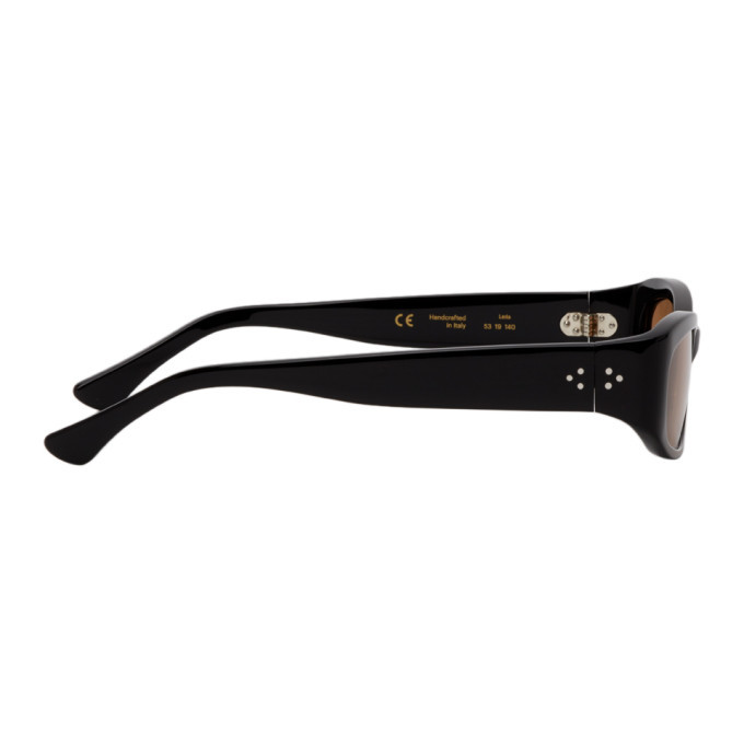 Port Tanger Black and Brown Leila Sunglasses