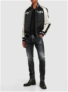 DSQUARED2 - Embroidered Cotton Blend Zip Jacket