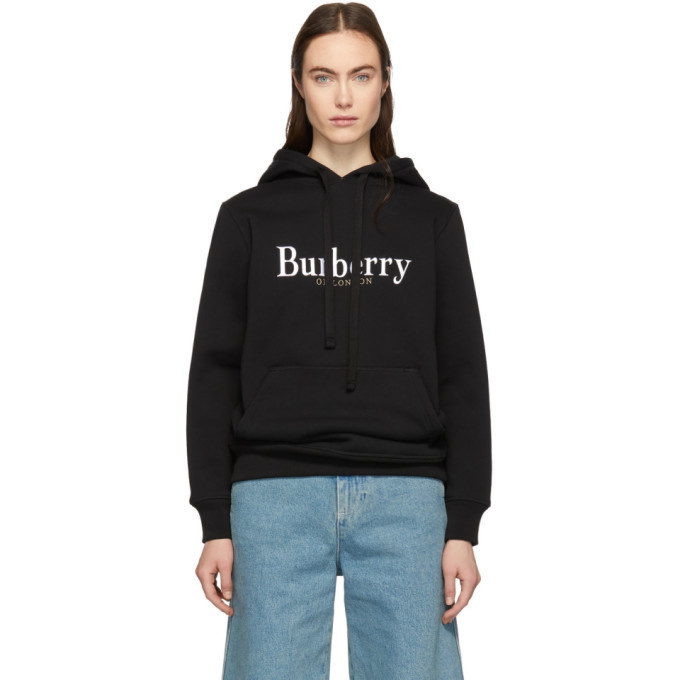 Photo: Burberry Black Vintage Logo Pelorus Hoodie