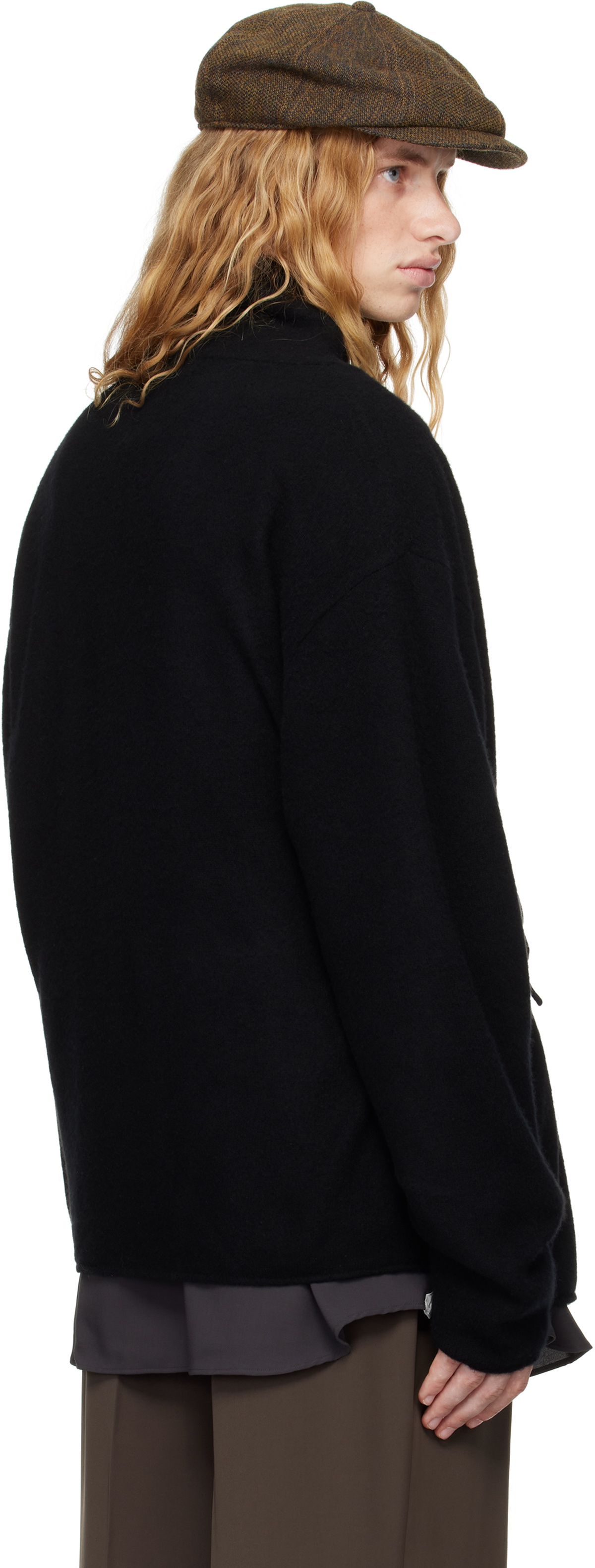 RAINMAKER KYOTO Black Dougi Knit Jacket