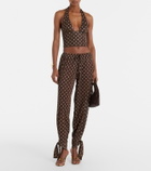 Oséree Lumière polka-dot tapered pants