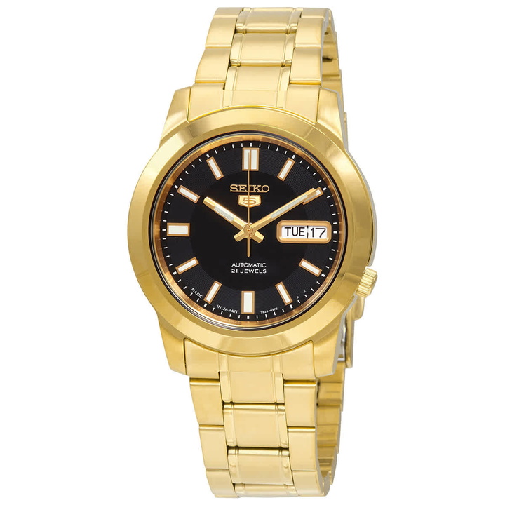 Photo: Seiko 5 Automatic Black Dial Mens Watch SNKK22J1