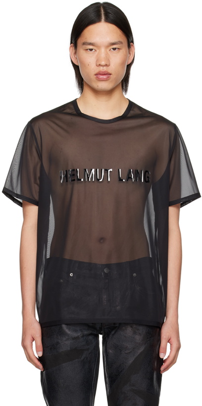 Photo: Helmut Lang Black Sheer T-Shirt