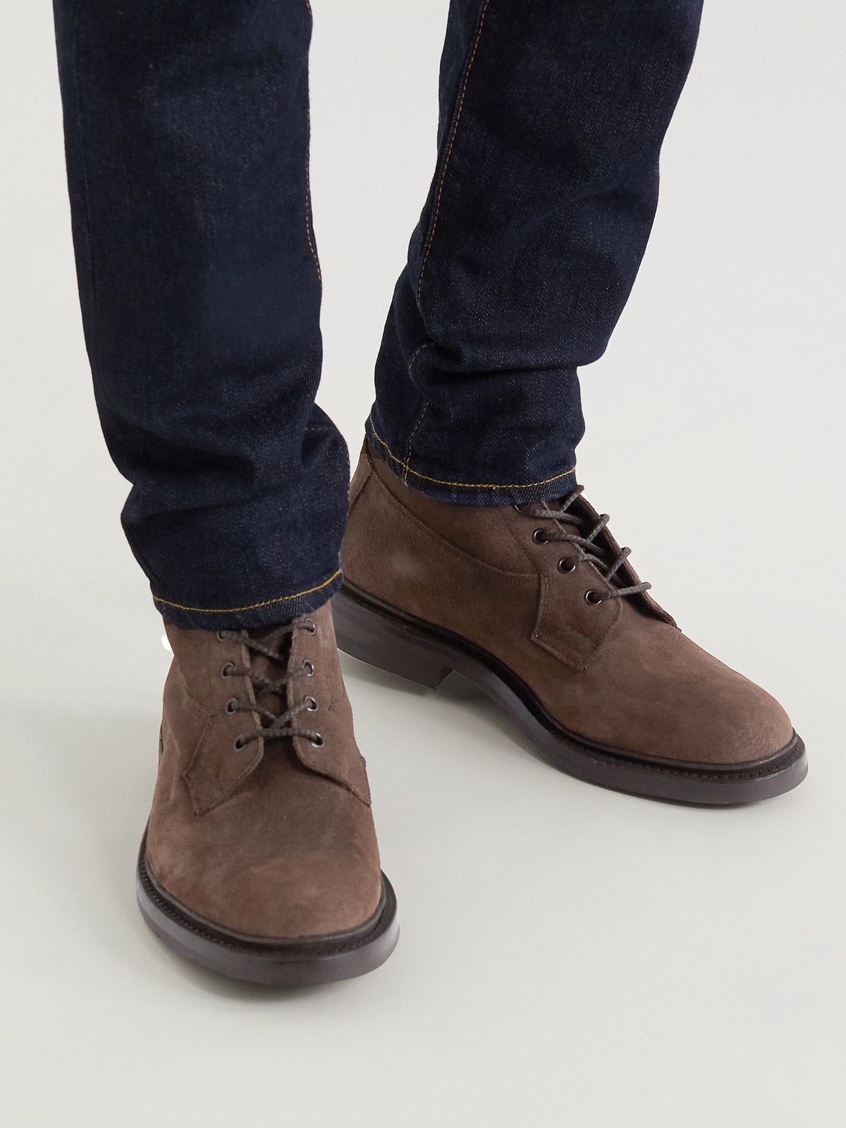 Tricker's - Burford Nubuck Derby Boots - Brown Tricker's