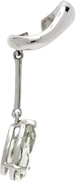 Alan Crocetti Silver & Green Amethyst Right Ear Cuff