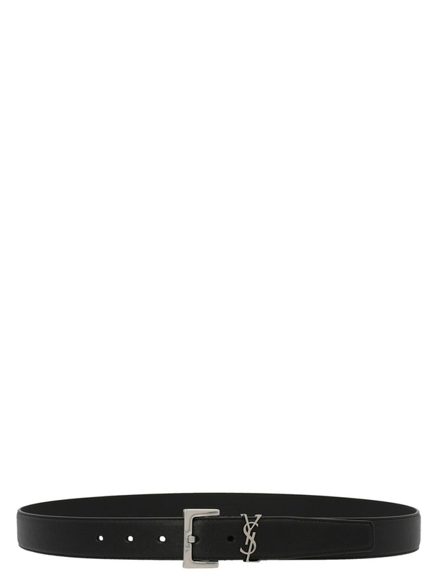Photo: Saint Laurent Cassandre Leather Belt