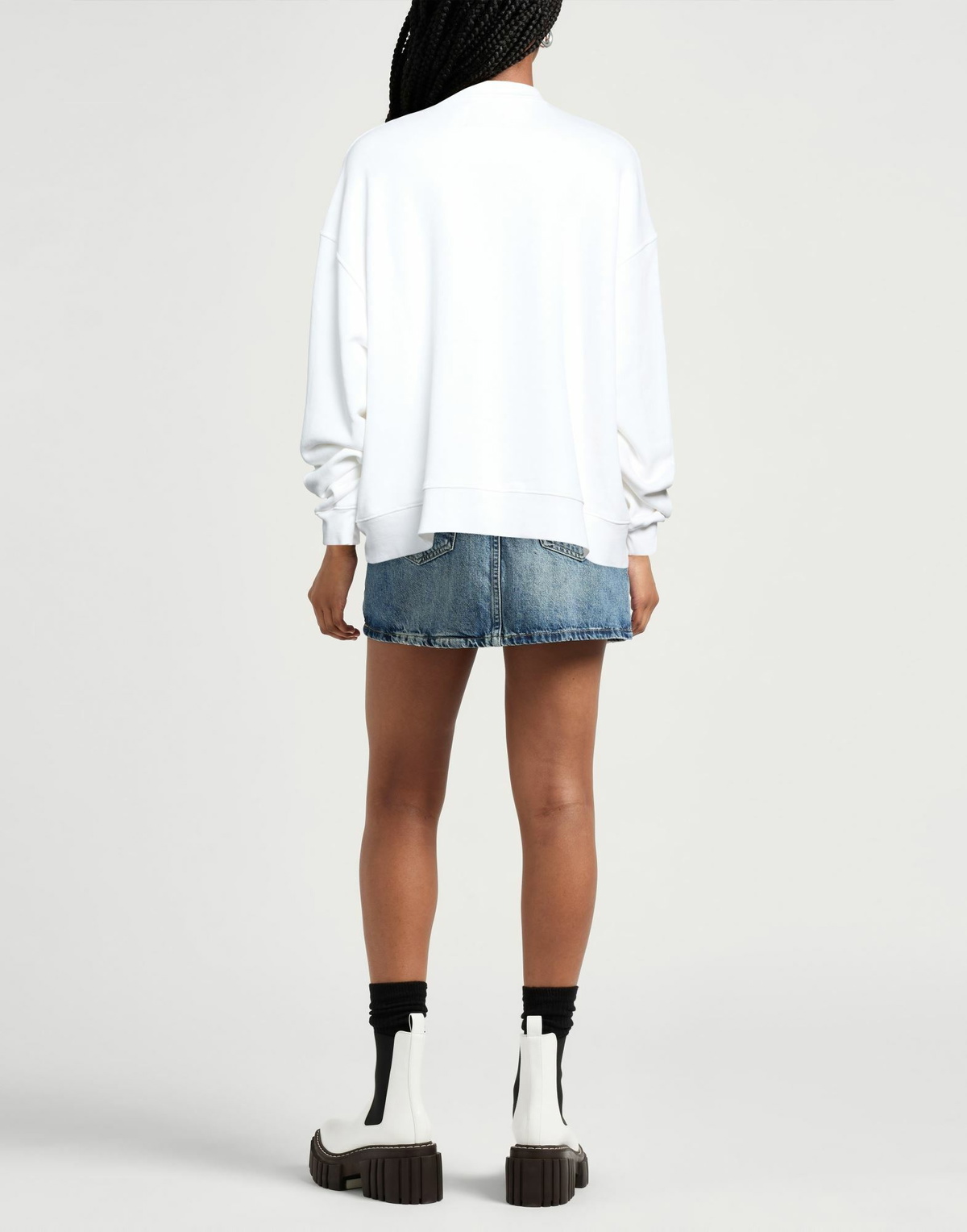 Bonsai Womens Sweatshirt in White