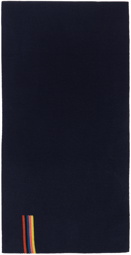 Paul Smith Navy Artist Stripe Scarf