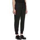 Neil Barrett Black Side Strap Trousers