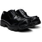 Diesel Black D-Hammer-Leather Lace-Up Oxfords