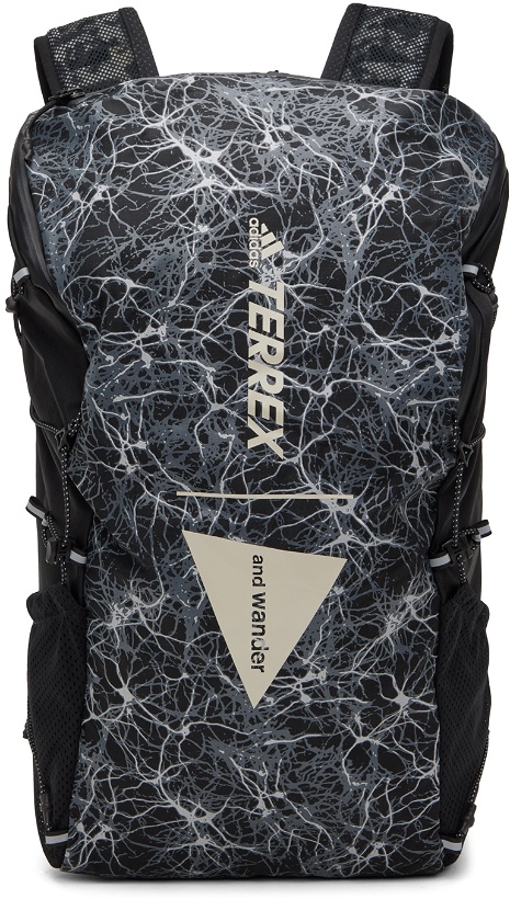 Photo: and wander Black & Gray adidas TERREX Edition AEROREADY Backpack