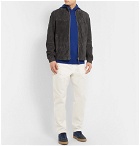 Theory - Radic Tremont Suede Jacket - Gray