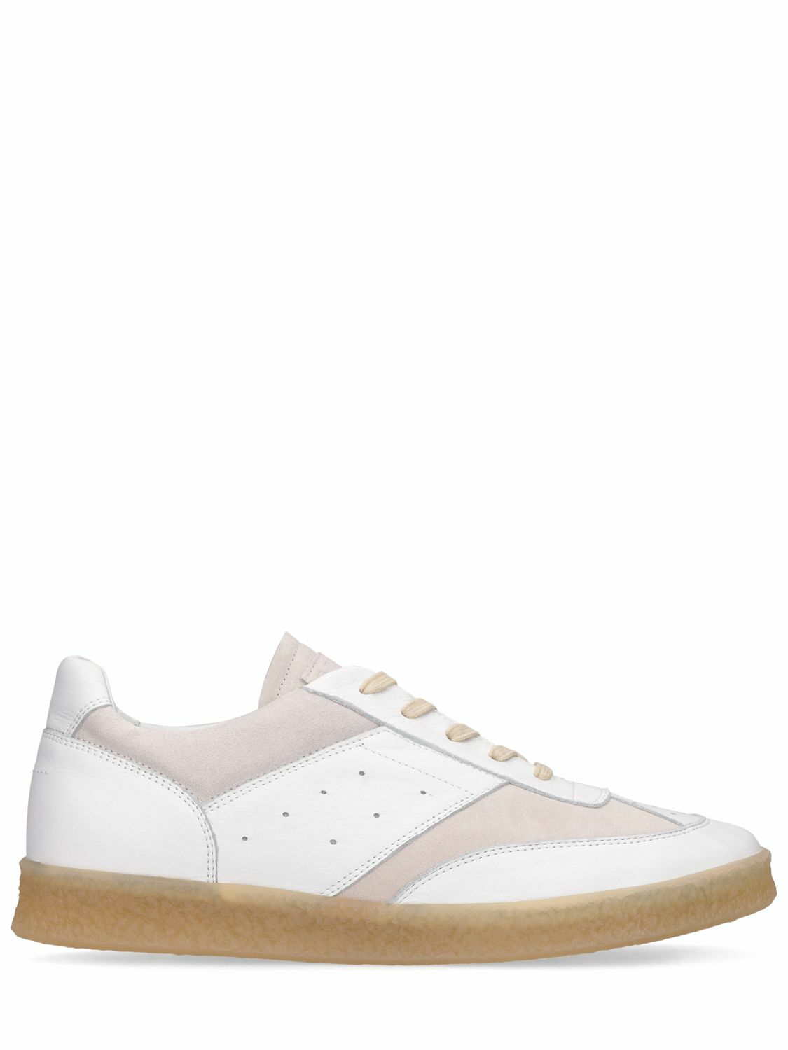 MM6 MAISON MARGIELA - Leather Low Top Sneakers MM6 Maison Margiela
