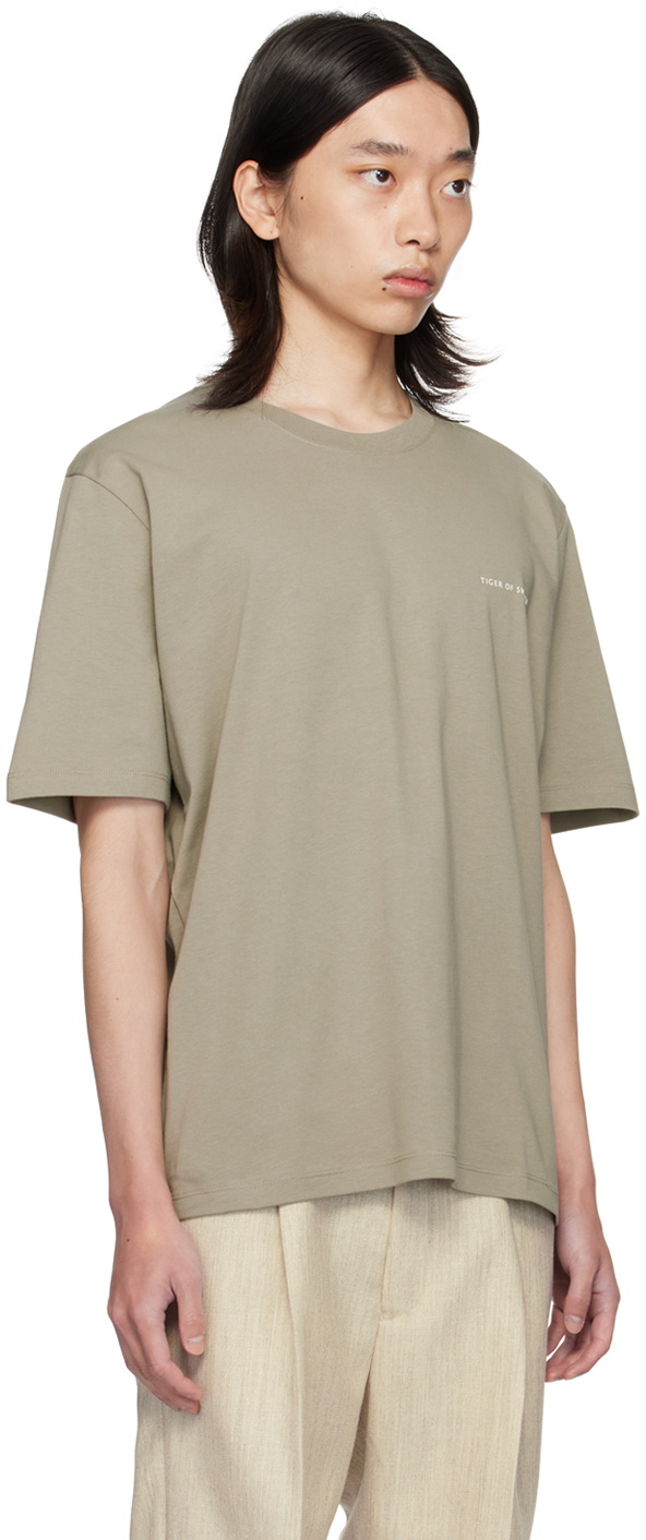 Tiger of Sweden Taupe Pro T-Shirt