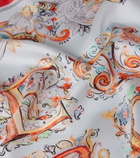Etro Turandot printed silk scarf