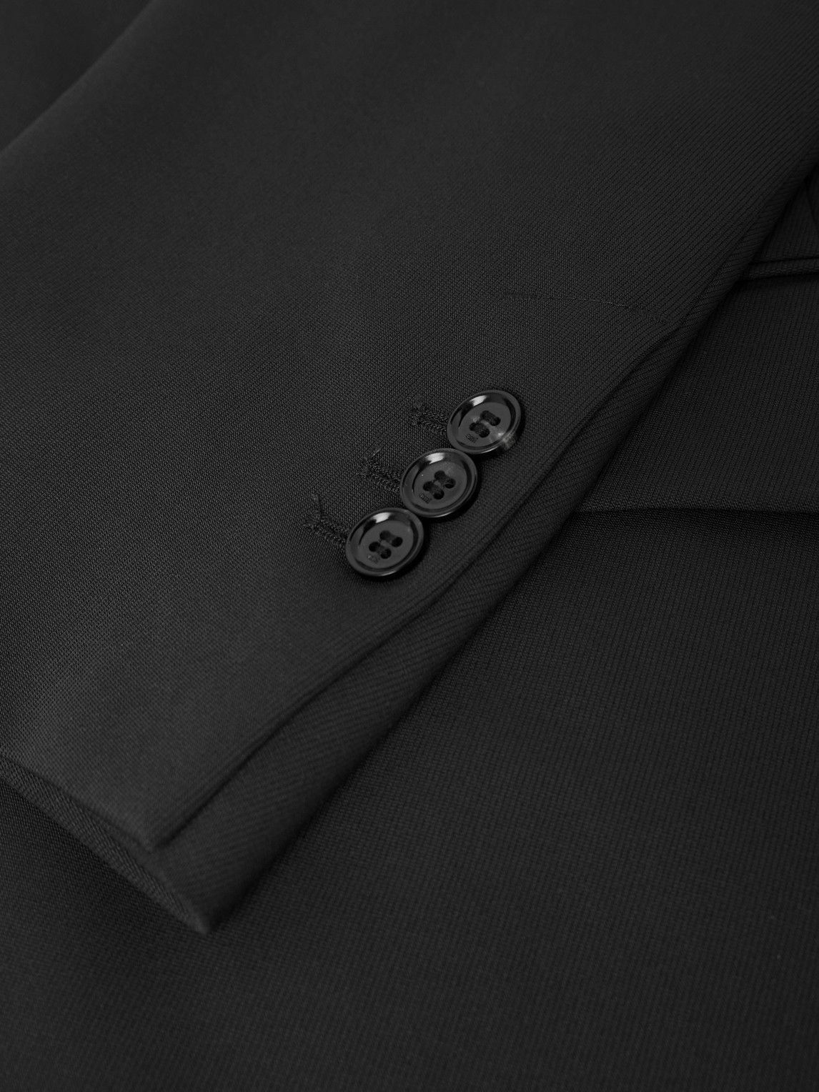 AMI PARIS - Wool-Tricotine Blazer - Black