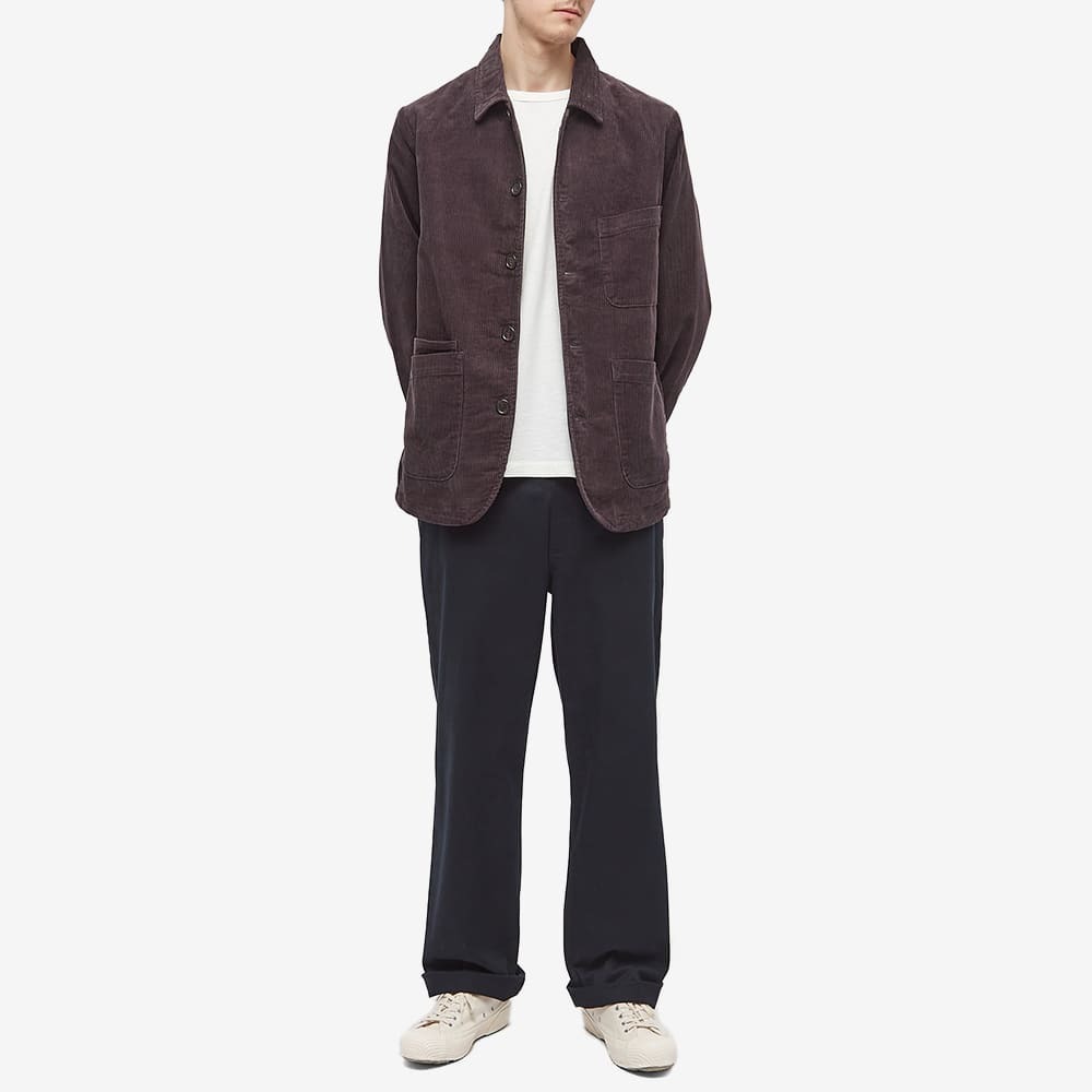 Universal Works Men's Corduroy Bakers Jacket in Licorice Universal Works