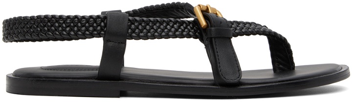 Photo: See by Chloé Black Nola Braided Sandals