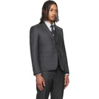 Thom Browne Gray Super 120s Twill High Armhole Sportcoat