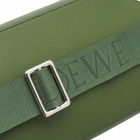 Loewe Men's Convertible Sling Bag in Hunter Green