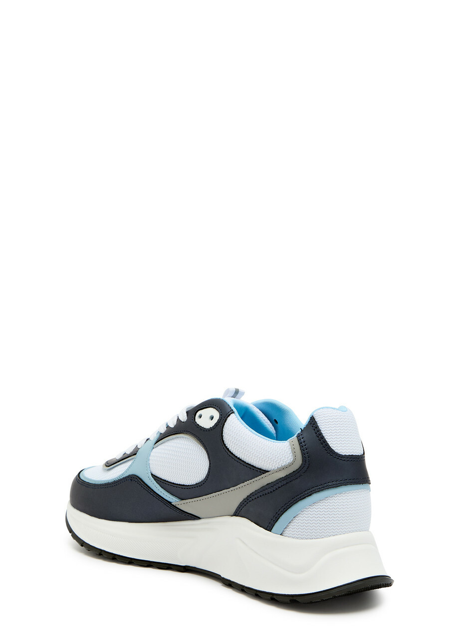 Cleens Onesixty Panelled Mesh Sneakers Blue