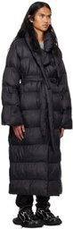 Ottolinger Black Laced Puffer Coat