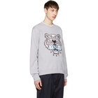 Kenzo Grey Limited Edition Tiger Sweatshirt