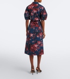 Erdem Floral cotton poplin shirt dress