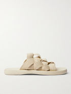 BOTTEGA VENETA - Intrecciato Canvas Slides - Neutrals - EU 43