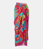 Pucci Bersaglio cotton beach cover-up