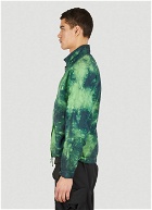 Kane Tie-Dye Cropped Jacket in Green