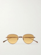 Garrett Leight California Optical - Wells J Round-Frame Titanium Sunglasses