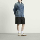 Maison Margiela Men's Raw Hem Tailored Shorts in Black