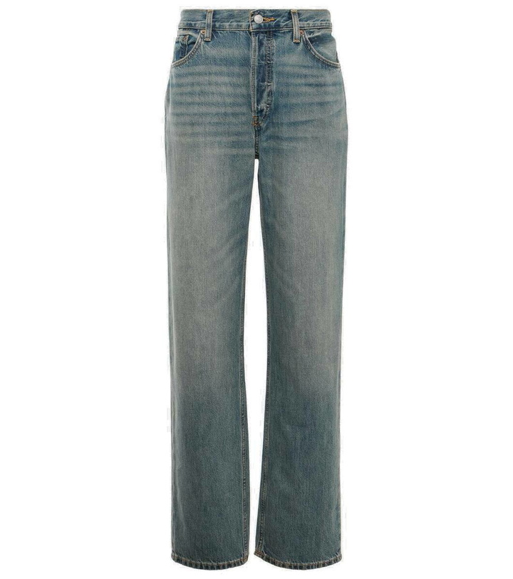 Photo: Re/Done Low-rise wide-leg jeans