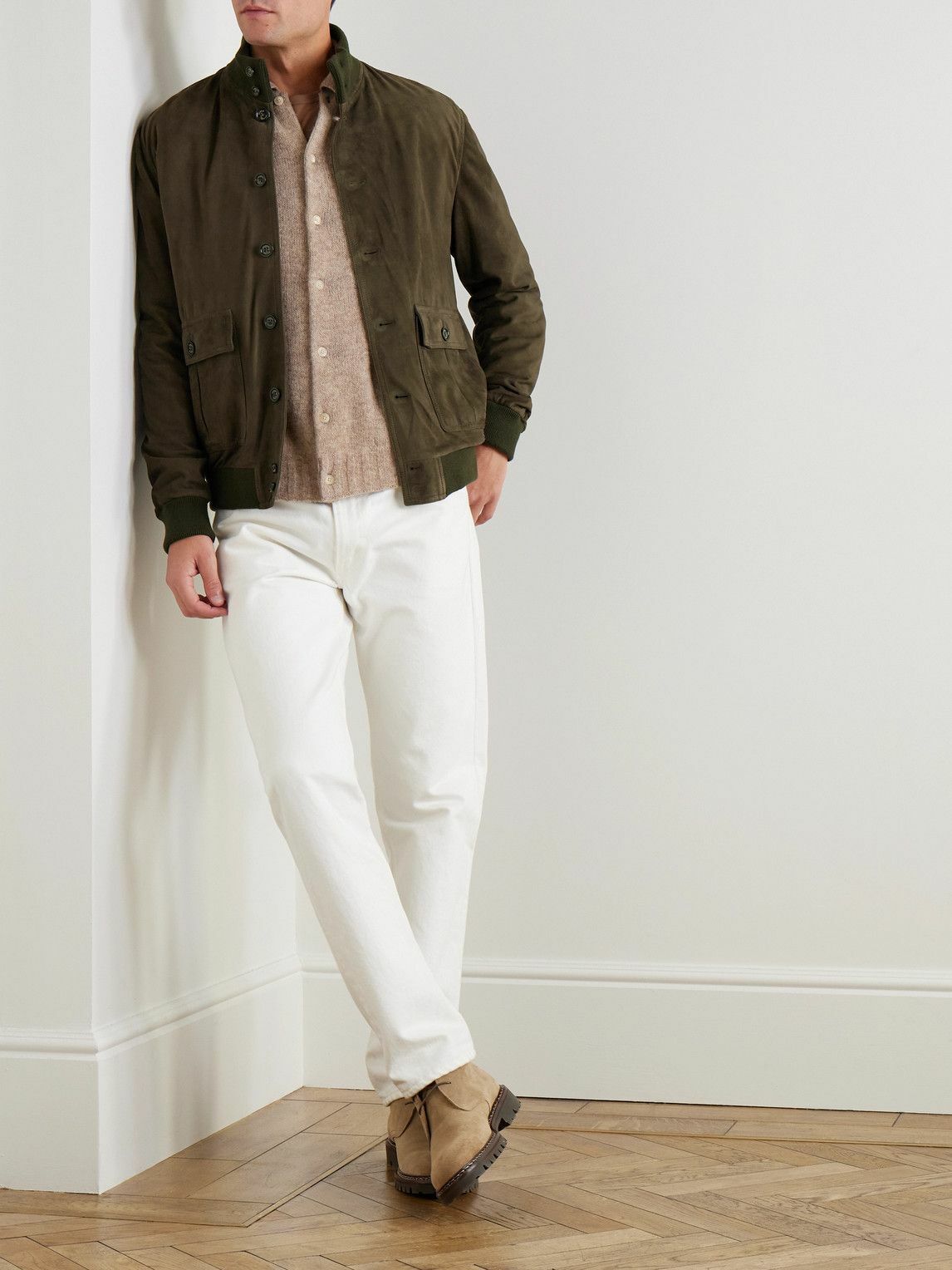 Valstar - Valstarino Suede Jacket - Green Valstarino