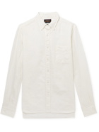 Beams Plus - Button-Down Collar Linen Shirt - White
