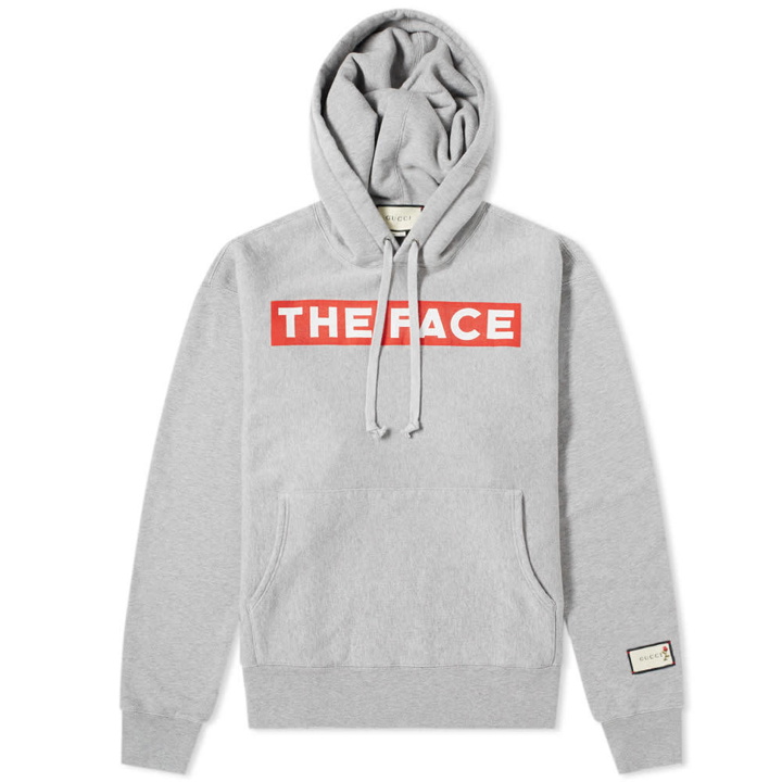 Photo: Gucci The Face Popover Hoody Grey