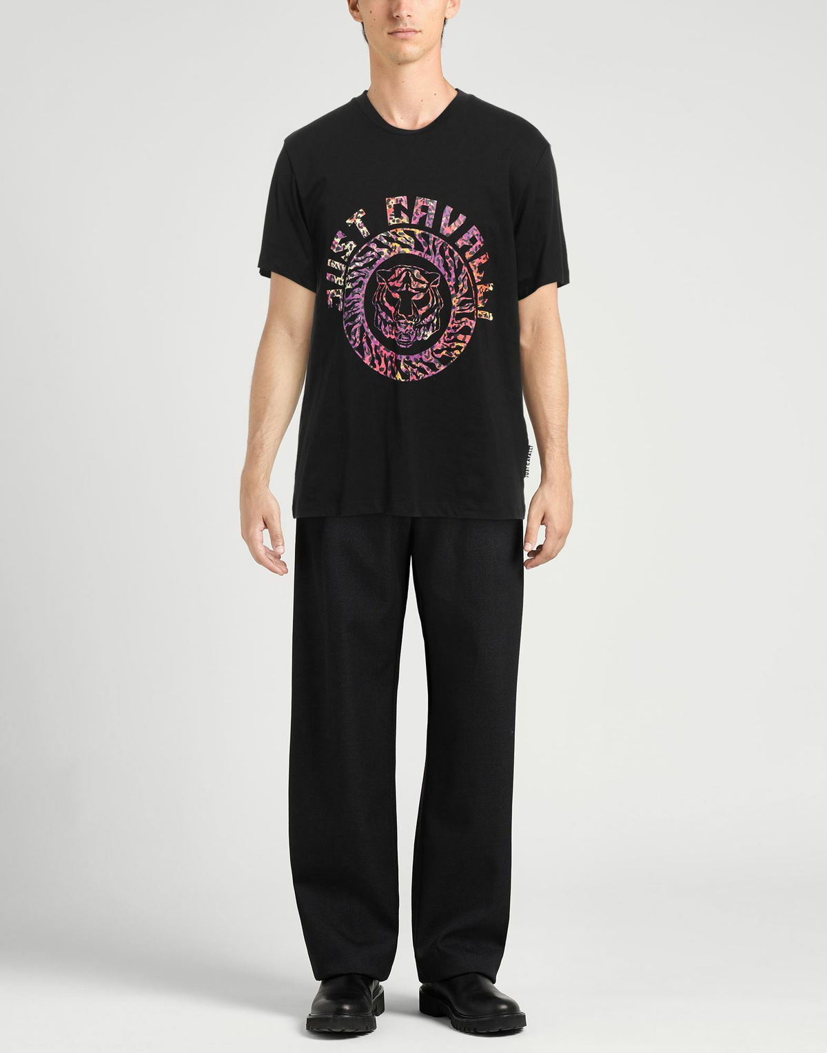 Just Cavalli Mens T-shirt in Black