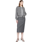 MACKAGE Grey JUNIPER-K Brushed Knit Bomber Jacket