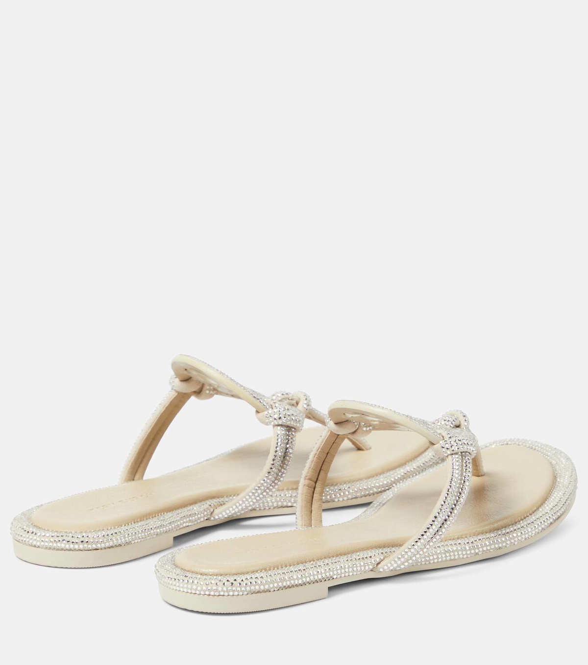 Tory Burch Miller crystal-embellished thong sandals