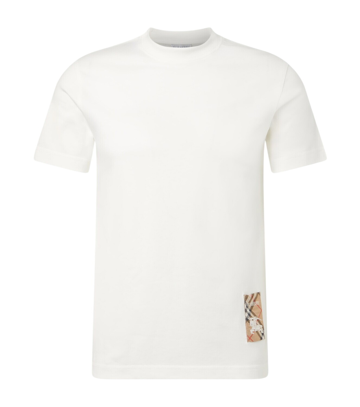 Burberry - Logo-Appliquéd Stretch Cotton-Jersey T-Shirt - White