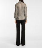 Missoni Metallic-knit shirt