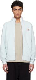 Maison Kitsuné Blue Fox Head Patch Fullzip Regular Sweatshirt